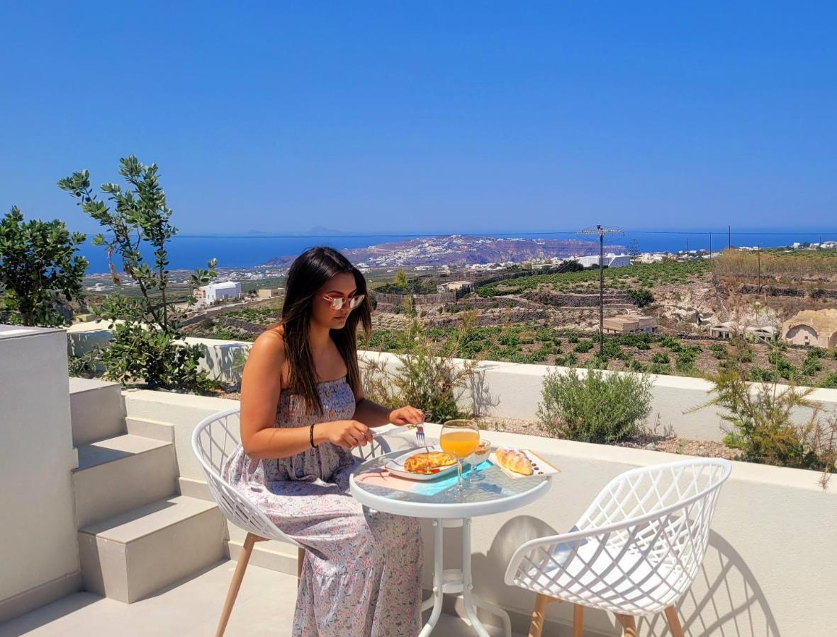 Villa Vista Al Mar Santorini Pýrgos Exterior foto